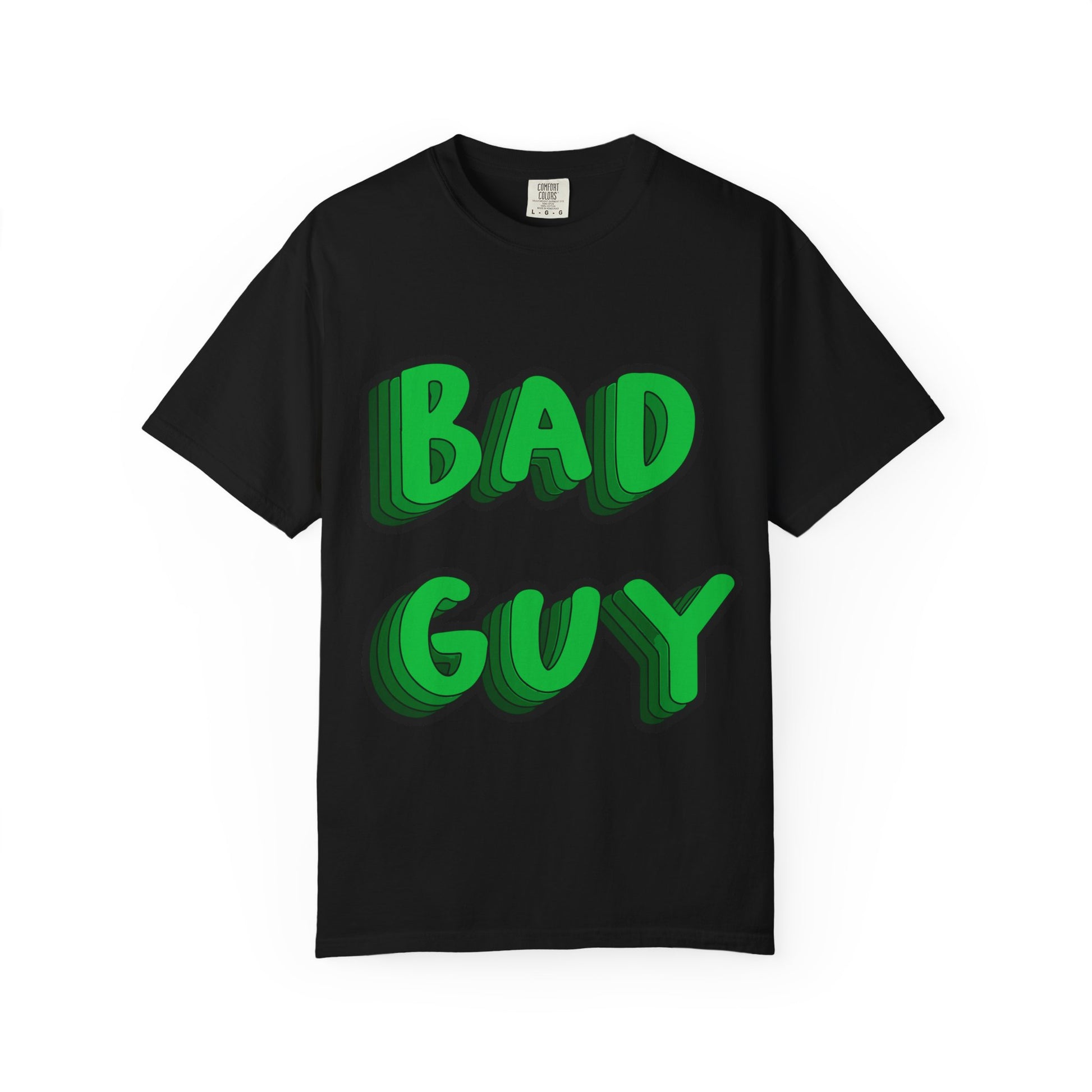 Billie Eilish Inspired Dyed T-shirt – Bold 3D Bad Mood Edition Printify