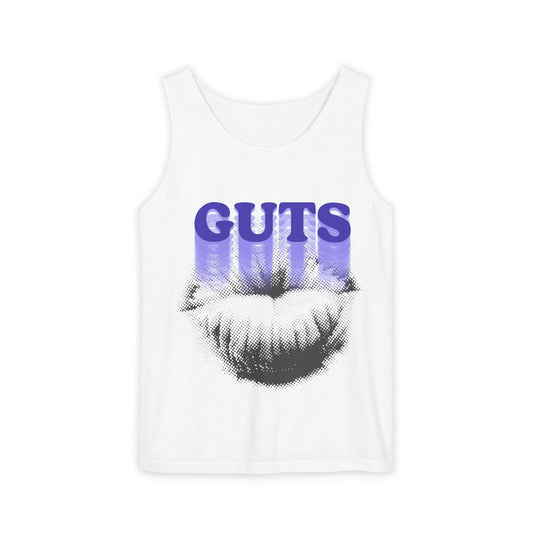 Guts Drip Effect Halftone-Dyed Tank Top Printify