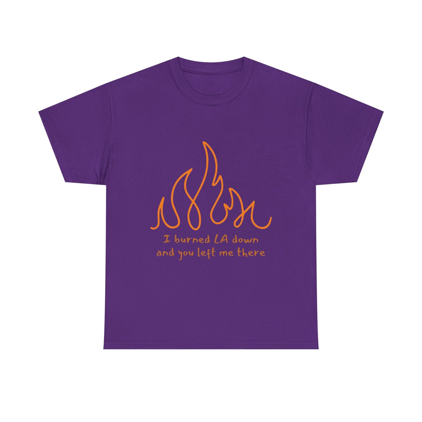 Flame Unisex Heavy Cotton Tee - snazzymerch