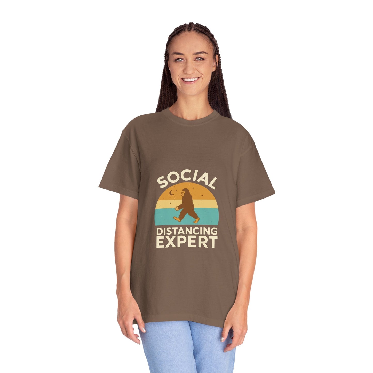 Dyed T-shirt – Snazzy Social Distance Edition Printify
