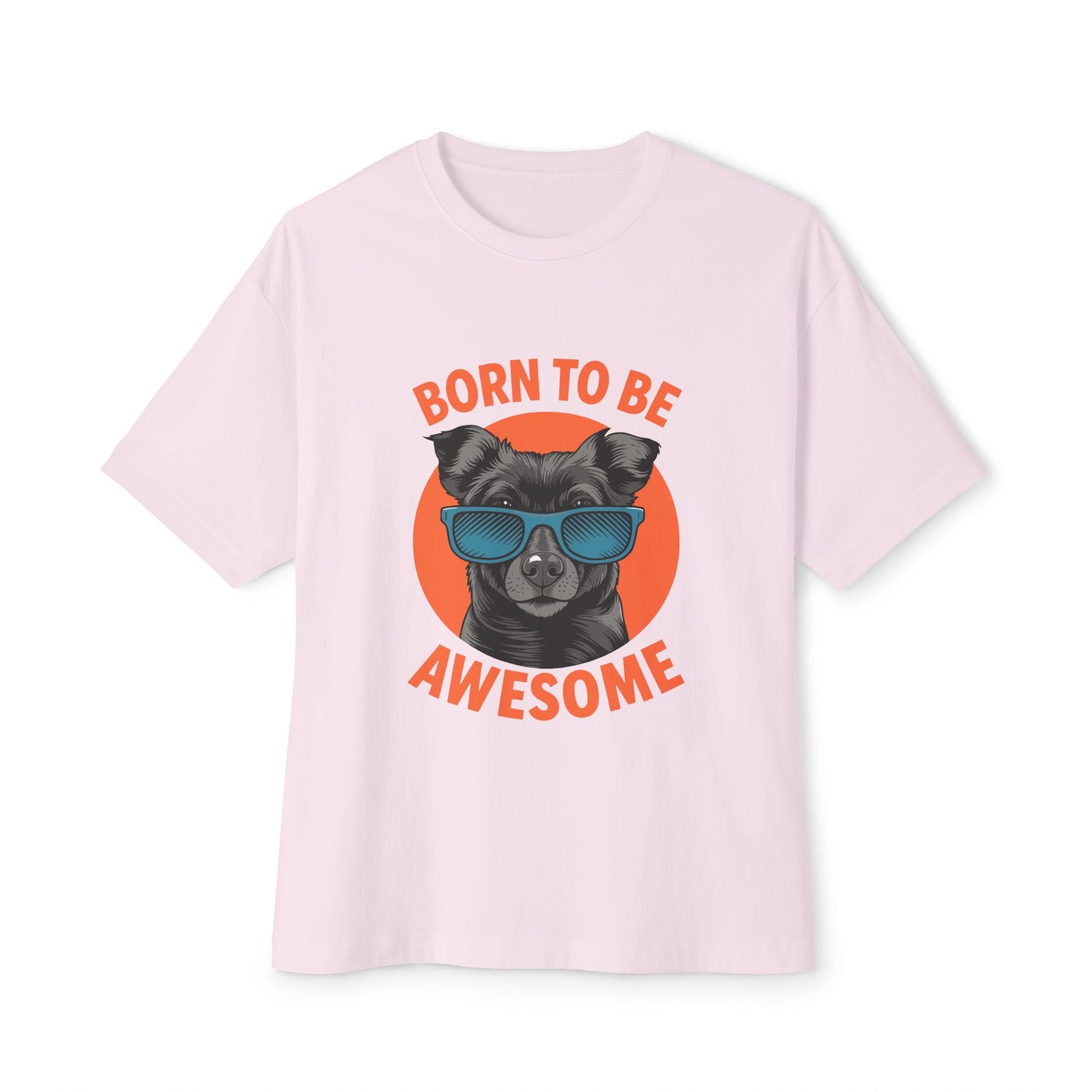Oversized boxy Tee – Snazzy Born to be awesome Edition Printify