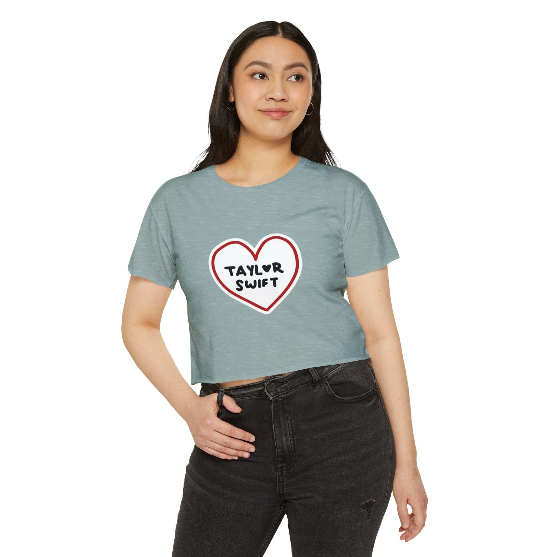 Heartbeats & Midnights Women's Festival Crop Top - snazzymerch