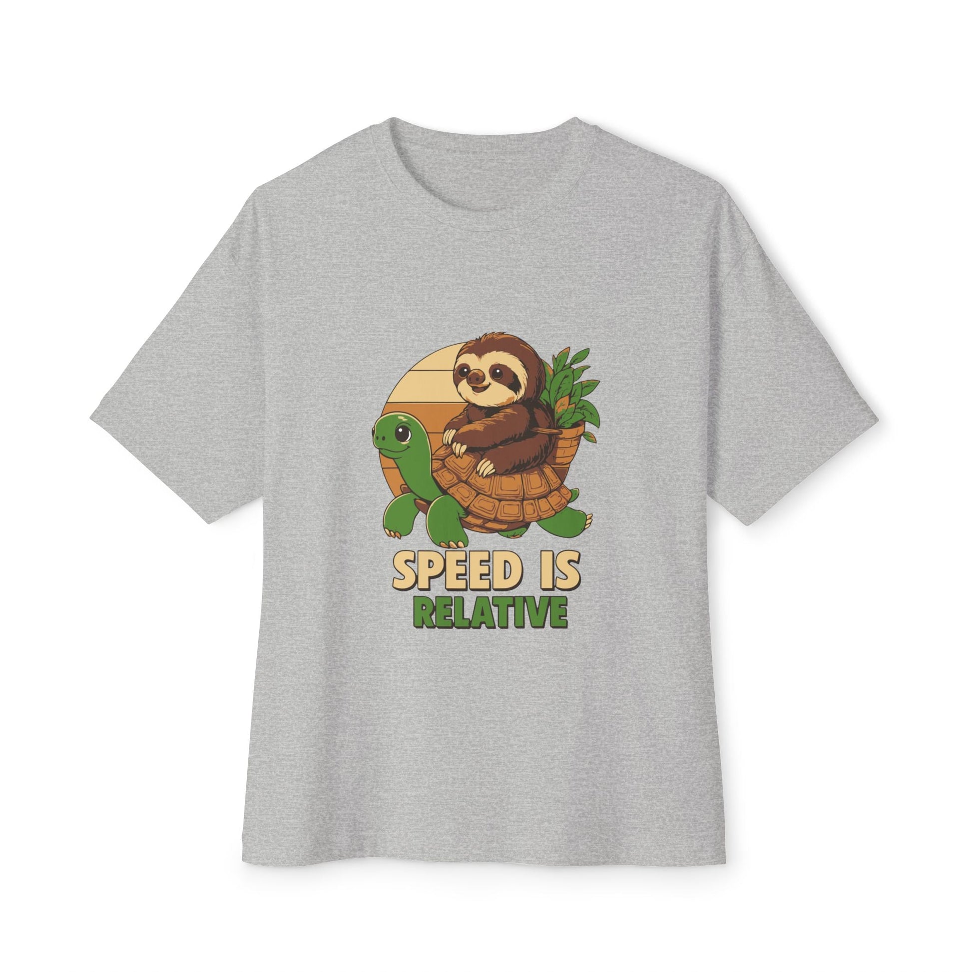 Oversized boxy Tee – Snazzy Speed Edition Printify