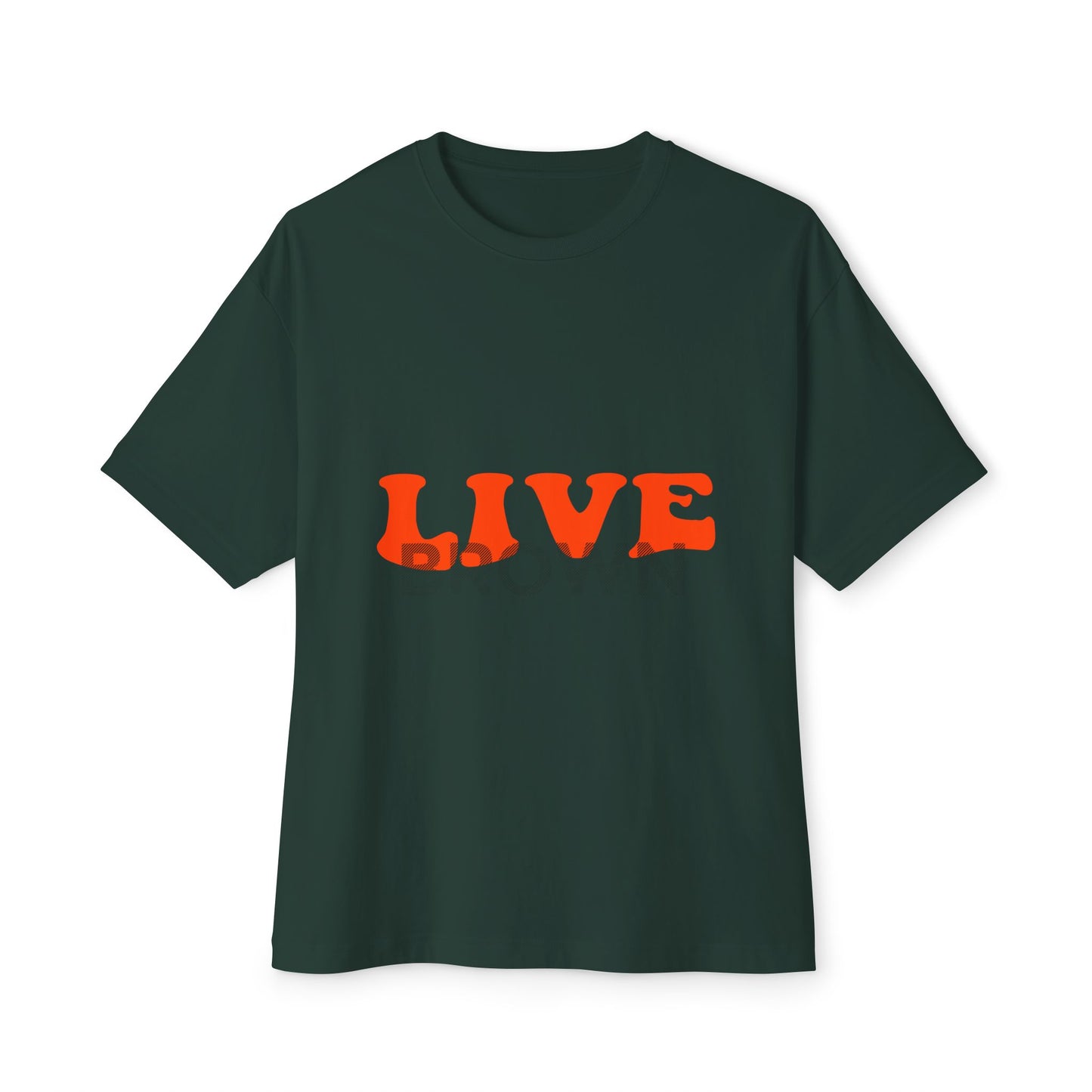 Live Unisex Oversized Boxy Tee - snazzymerch
