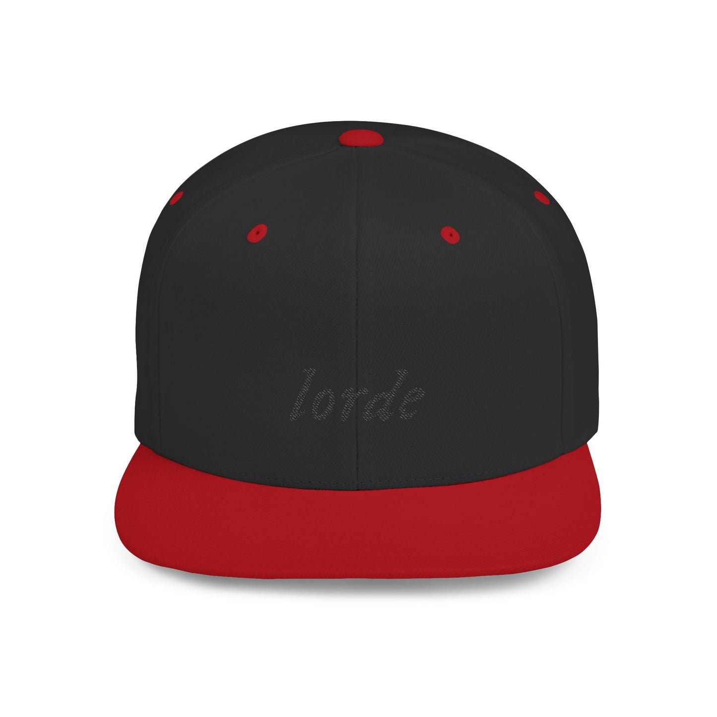 Classic Blackout Flat Bill Snapback - snazzymerch