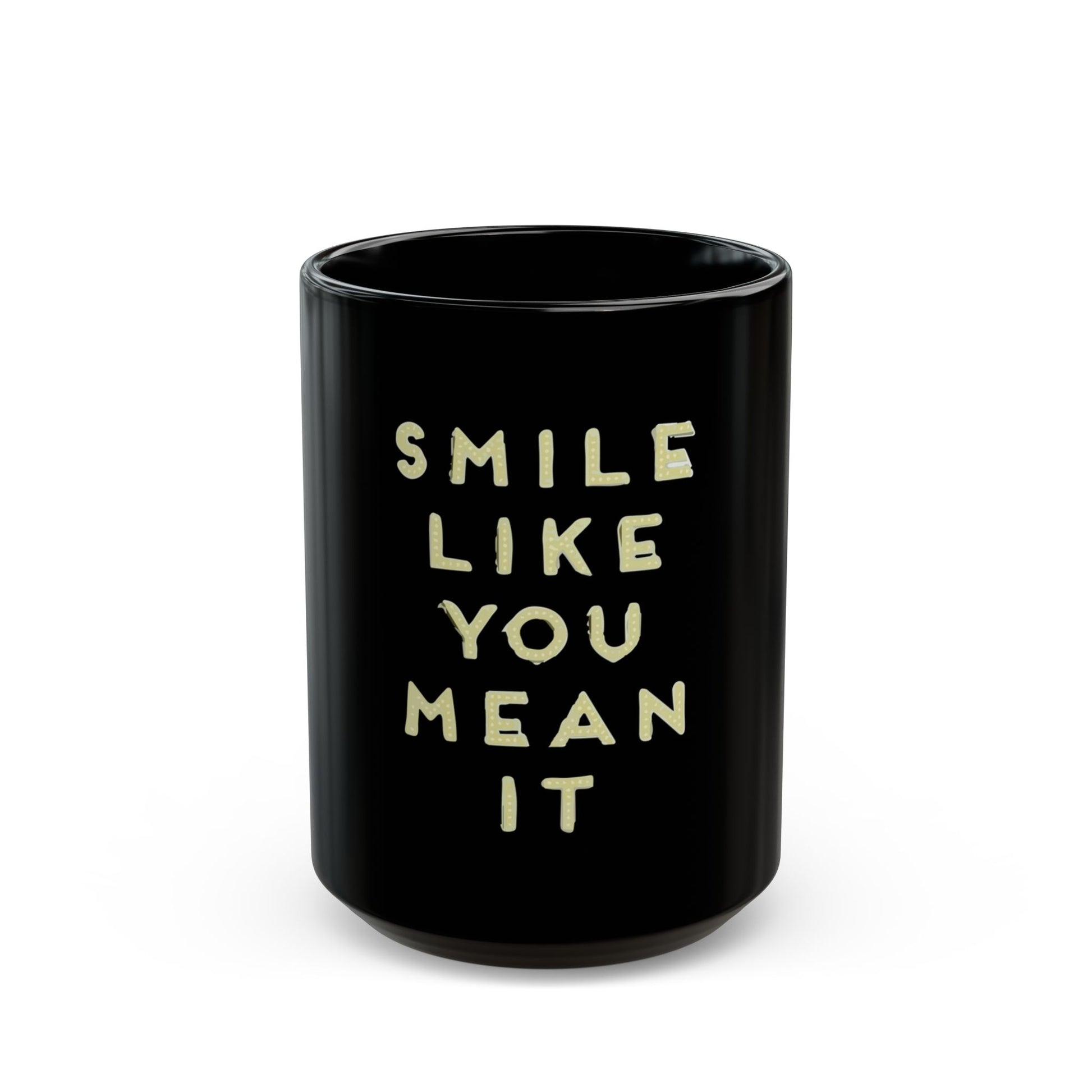 Glow-Inspired Quote Black Mug (11oz, 15oz) - snazzymerch