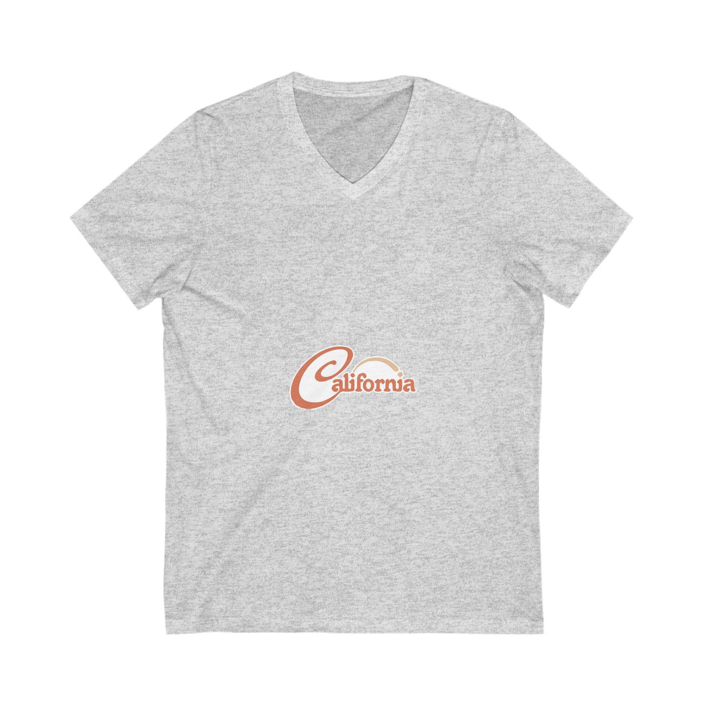 California Dream Unisex Jersey Short Sleeve V-Neck Tee - snazzymerch