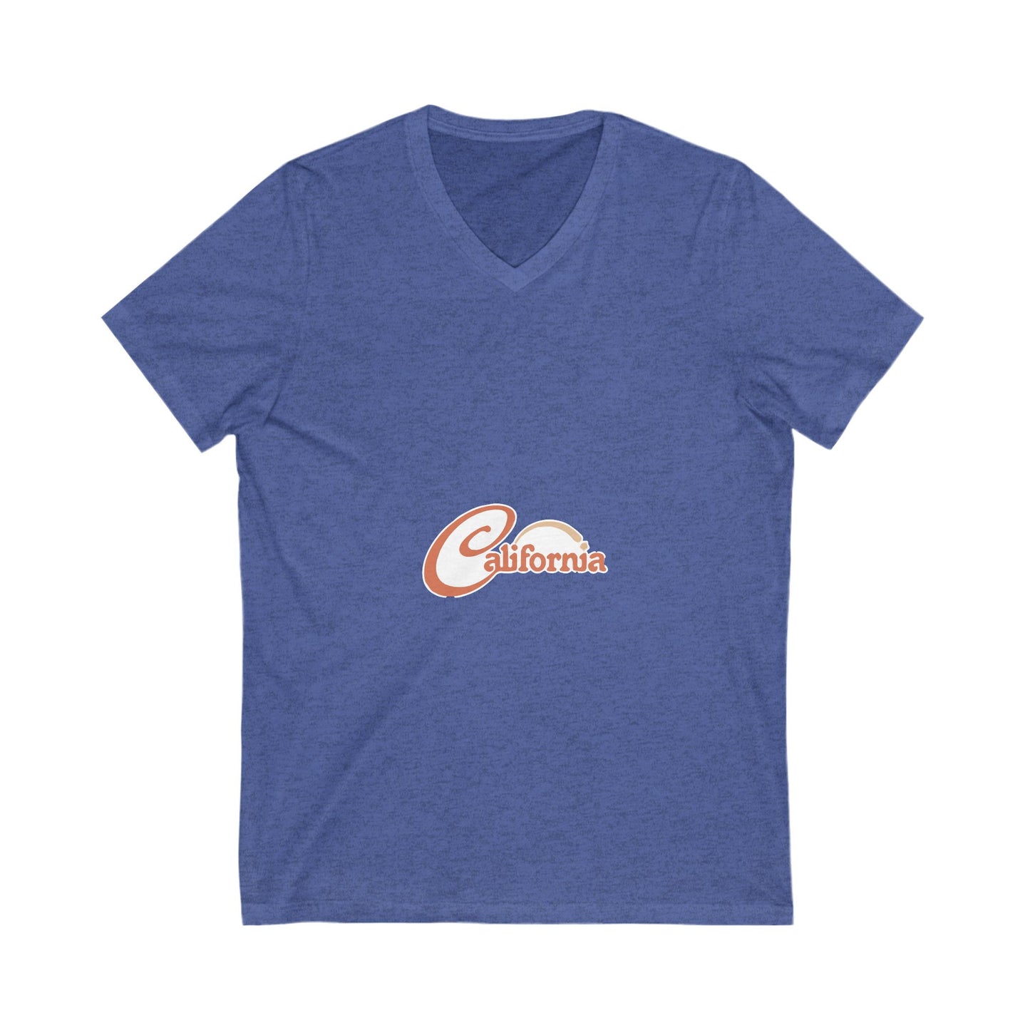 California Dream Unisex Jersey Short Sleeve V-Neck Tee - snazzymerch