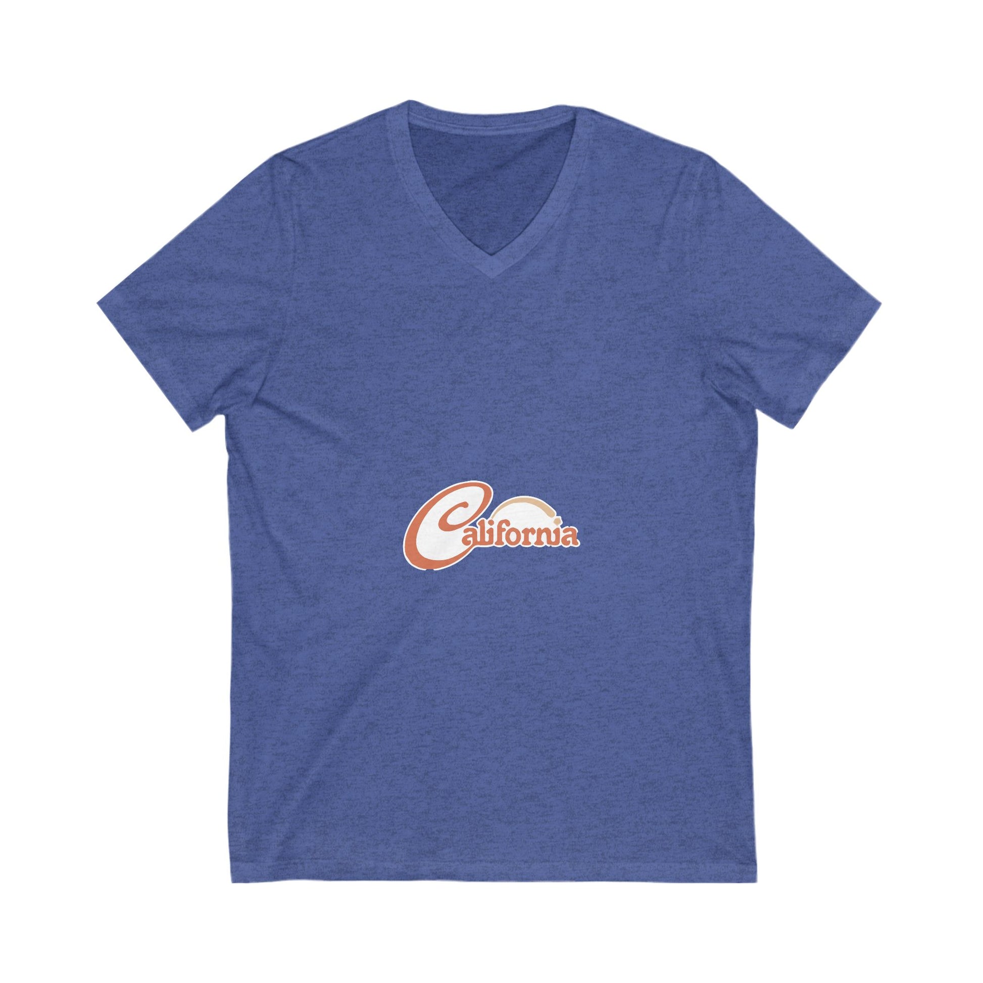 California Dream Unisex Jersey Short Sleeve V-Neck Tee - snazzymerch