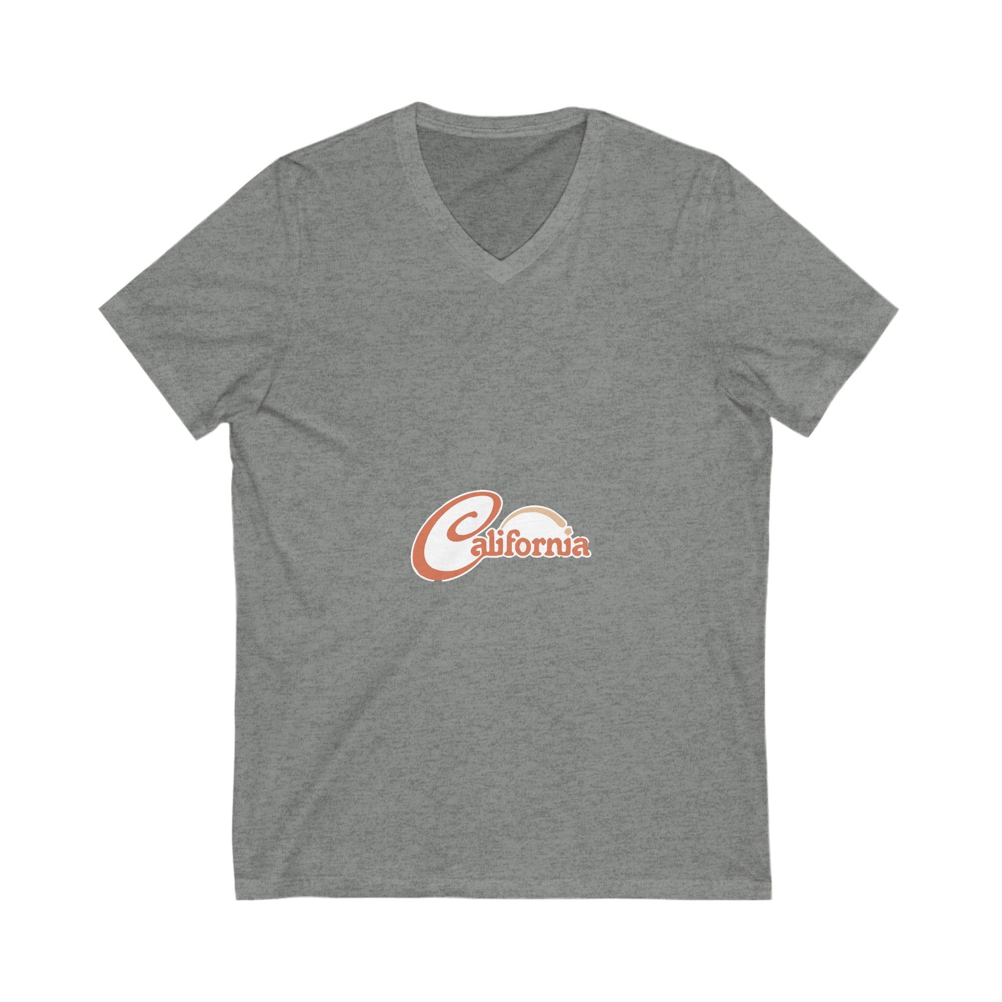California Dream Unisex Jersey Short Sleeve V-Neck Tee - snazzymerch