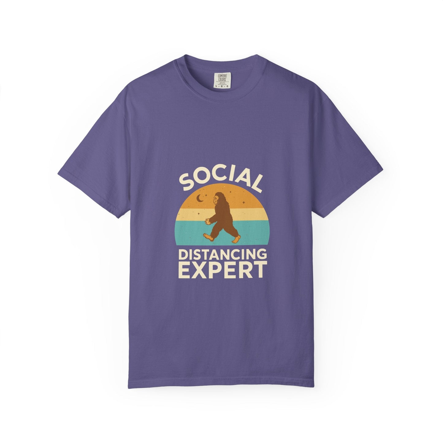 Dyed T-shirt – Snazzy Social Distance Edition Printify