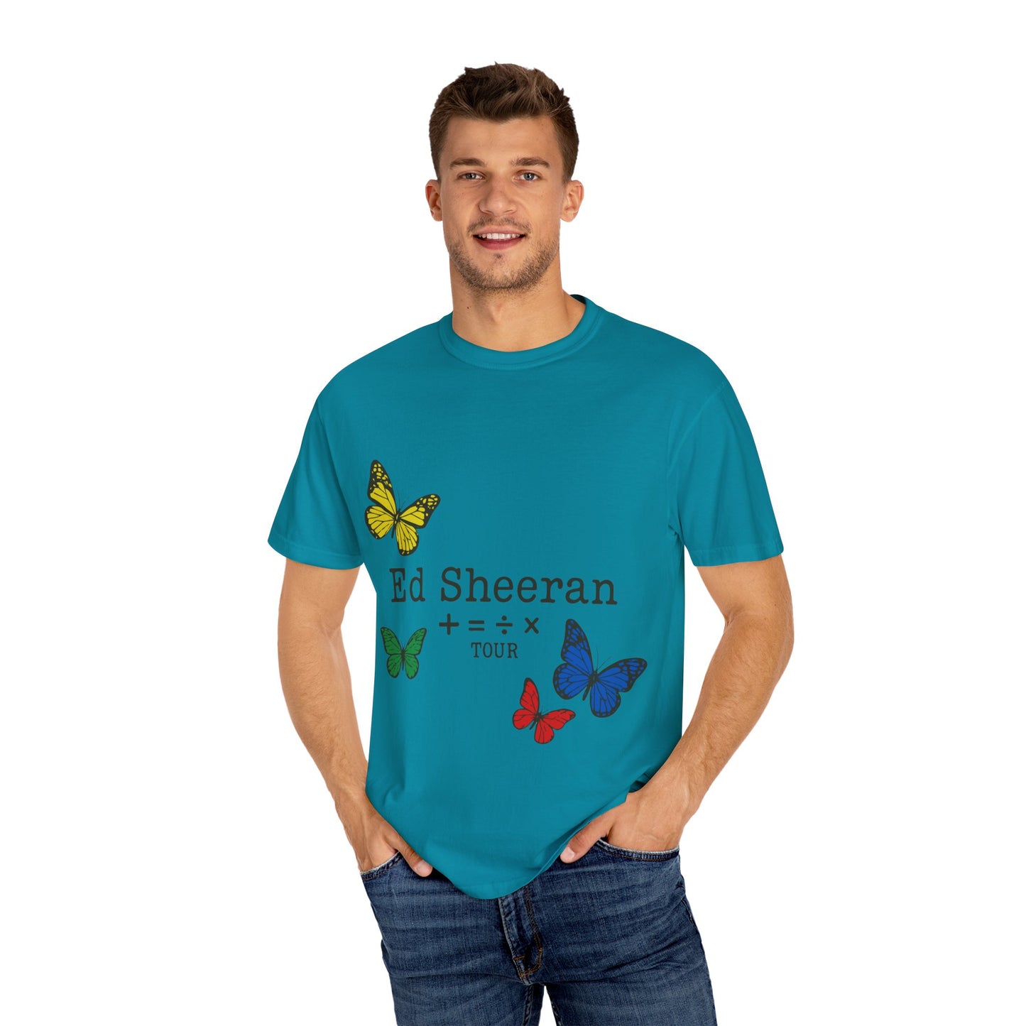 Ed Sheeran Butterfly Dyed T-Shirt | Vintage Fit