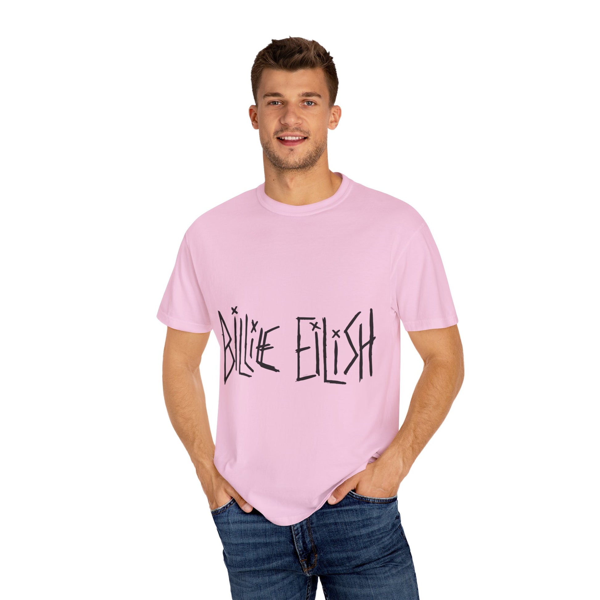 Billie Eilish Inspired Dyed T-shirt – Twisted Ink Font Edition Printify