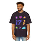 Symbols of 17 Aesthetic Men's Heavy Oversized Tee - snazzymerch