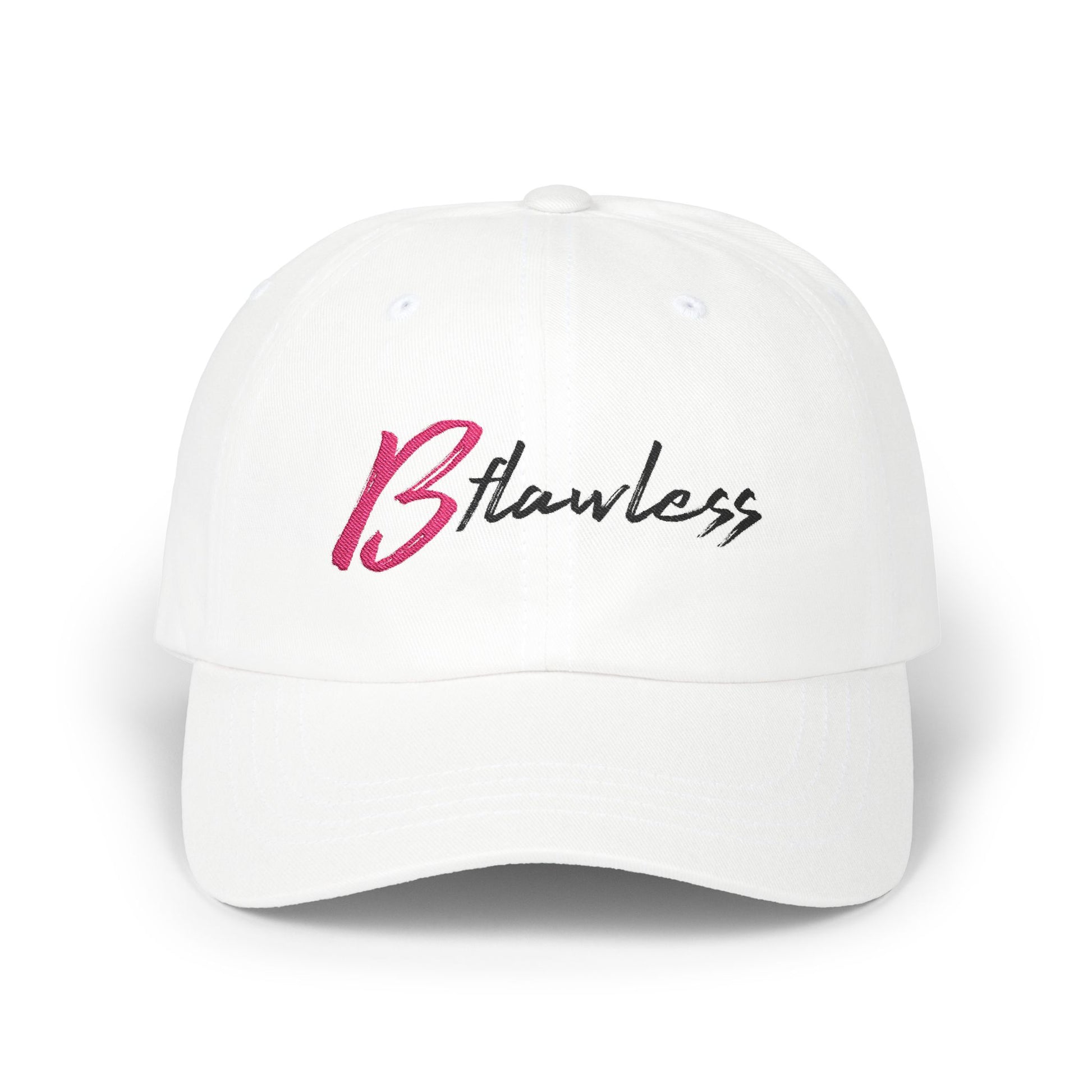 Bold Script “Be Flawless” Classic Dad Cap - snazzymerch