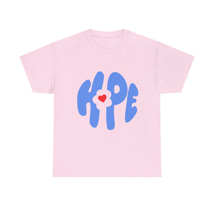 Heart of Hope Retro Unisex Heavy Cotton Tee - snazzymerch