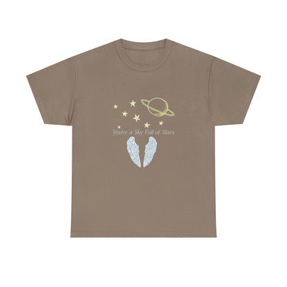 Starry Sky Wings Unisex Cotton Tee Printify