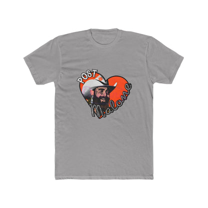 Unisex Cotton Tee – Post Malone Heart Design Printify