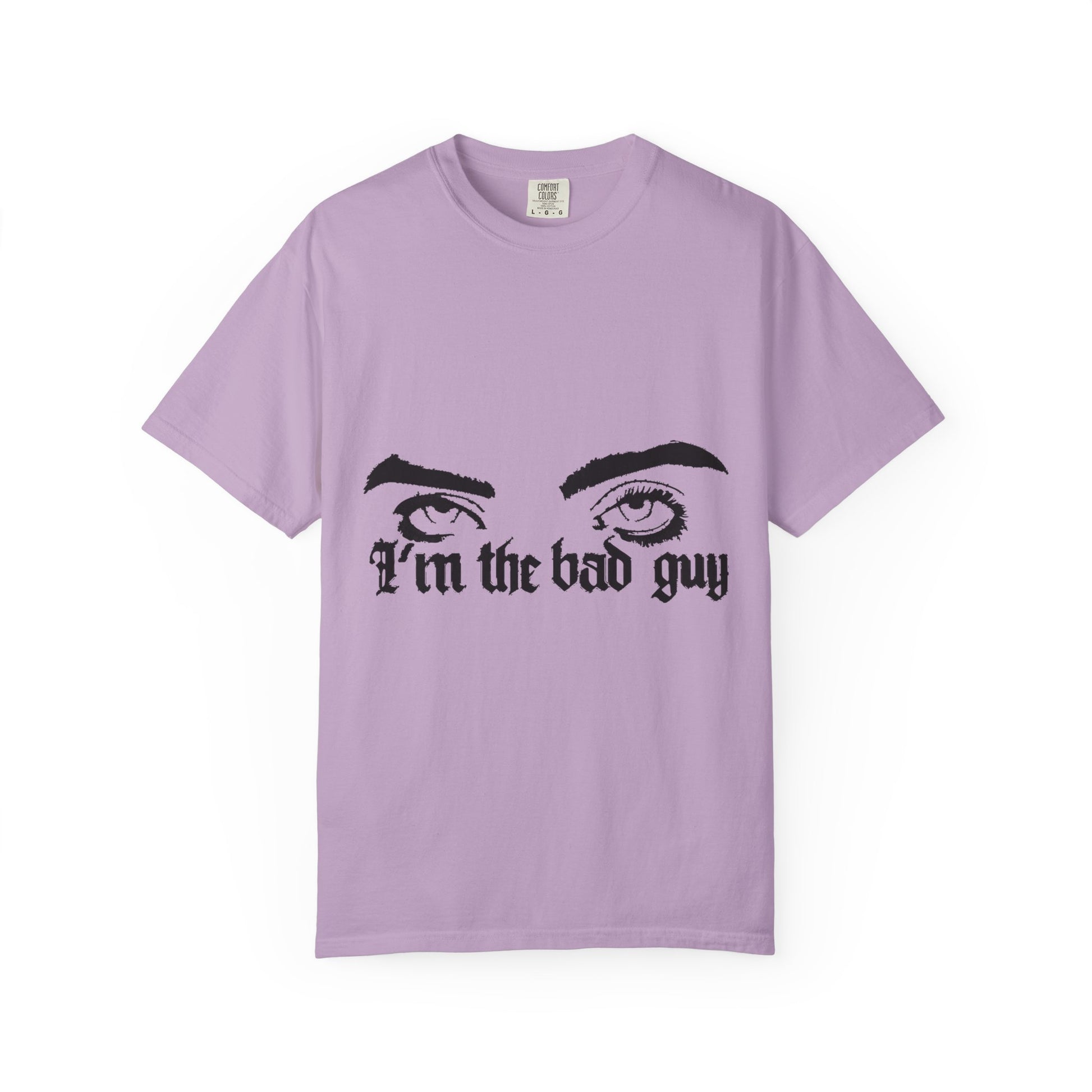 Billie Eilish Inspired Dyed T-shirt – Eyes & Shadows Gothic Edition Printify