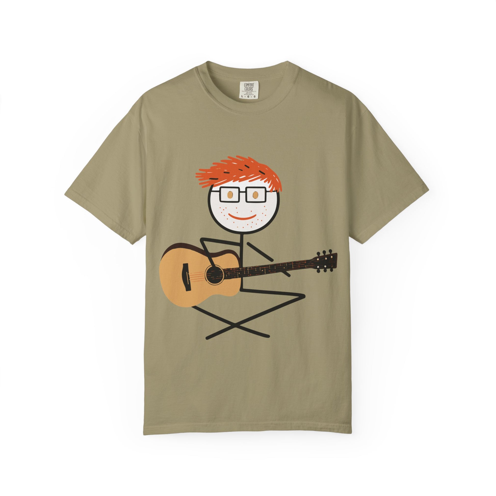 Ed Sheeran Guitar Dyed T-Shirt | Vintage Comfort