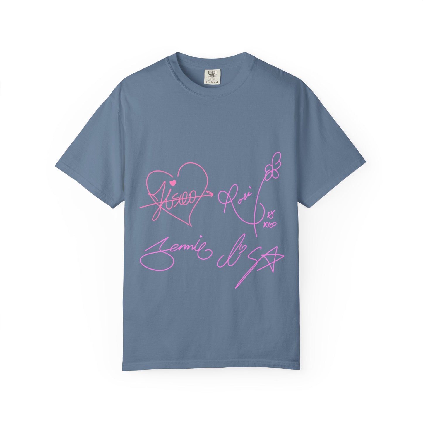 Signature Autograph – Dyed T-shirt Printify
