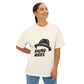 Top Hat Vibe Graphic Unisex Oversized Boxy Tee Printify
