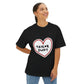 Heartbeats & Midnights Unisex Oversized Boxy Tee Printify