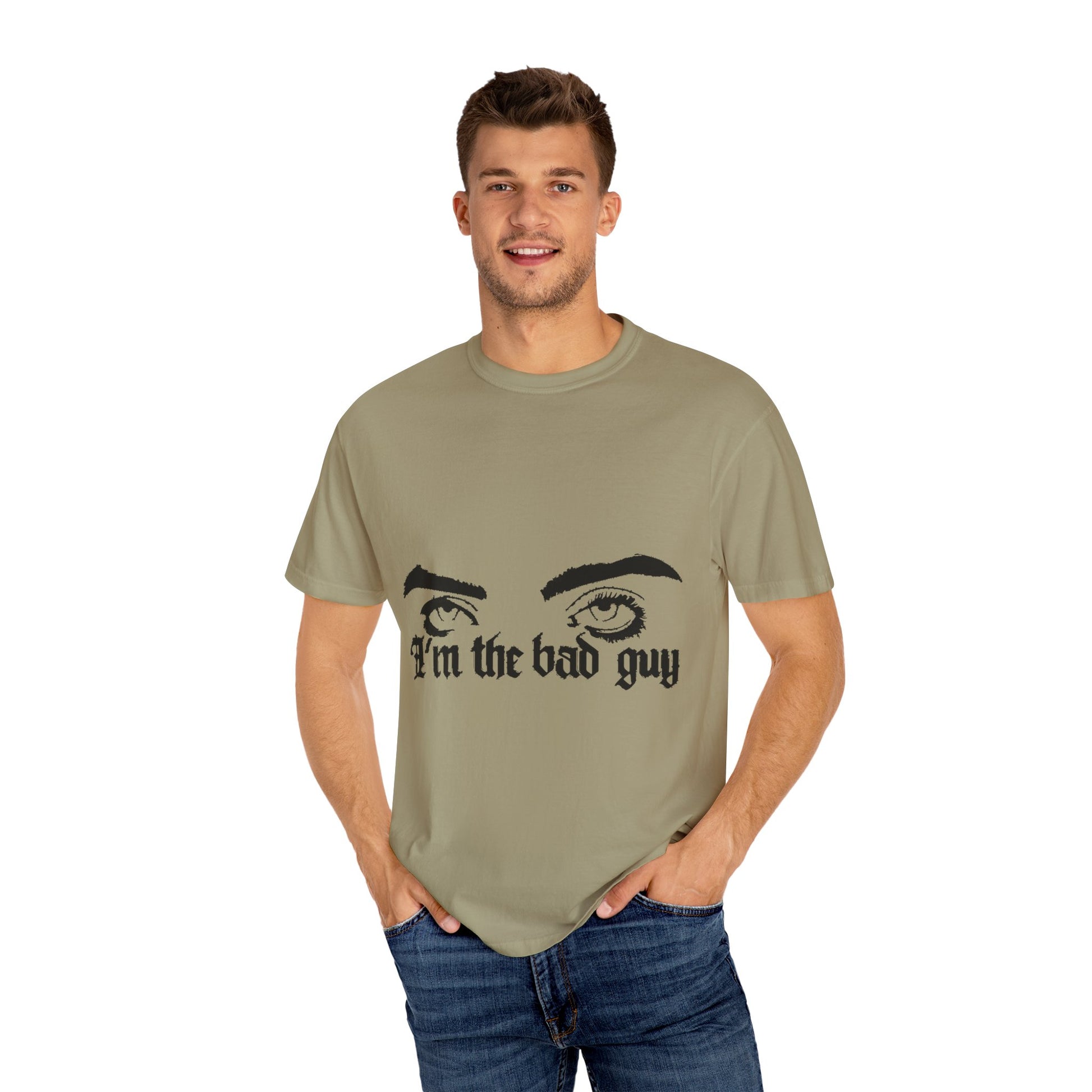 Billie Eilish Inspired Dyed T-shirt – Eyes & Shadows Gothic Edition Printify