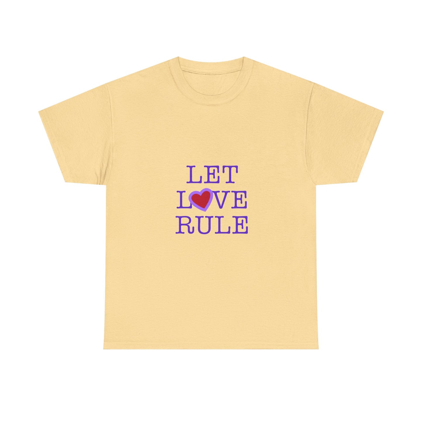 Let Love Rule (Remix) Unisex Heavy cotton tee Printify