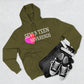 Never Ends Heart Three-Panel Fleece Hoodie - snazzymerch