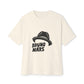 Top Hat Vibe Graphic Unisex Oversized Boxy Tee Printify