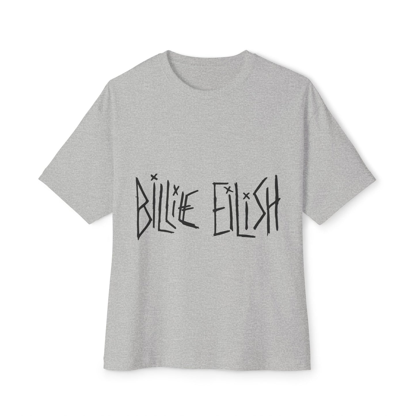 Billie Eilish Inspired Oversized T-Shirt – Twisted Ink Font Edition Printify