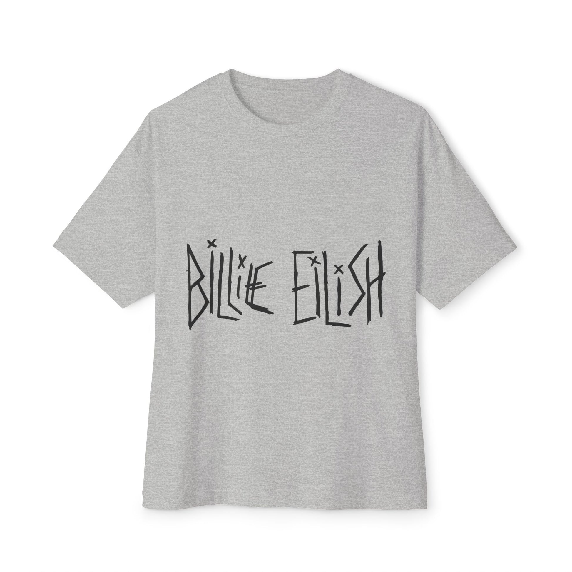 Billie Eilish Inspired Oversized T-Shirt – Twisted Ink Font Edition Printify