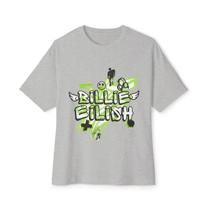 Billie Eilish Inspired Grunge Angel Oversized T-Shirt – Graffiti Streetwear Edition Printify
