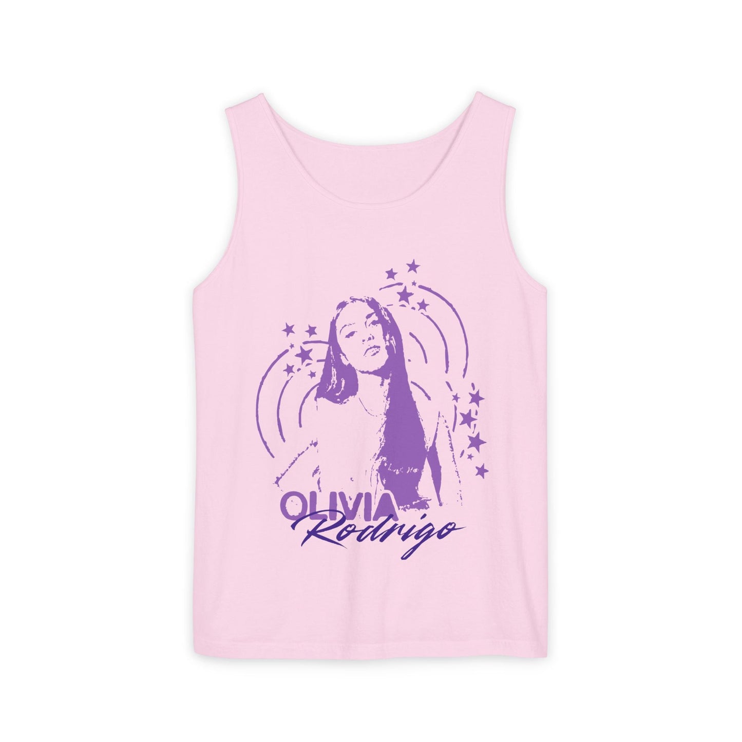 Olivia Rodrigo Star Portrait-Dyed Tank Top Printify