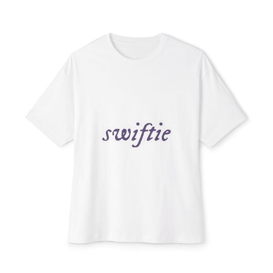 Swifted Aesthetic Unisex Oversized Boxy Tee - snazzymerch