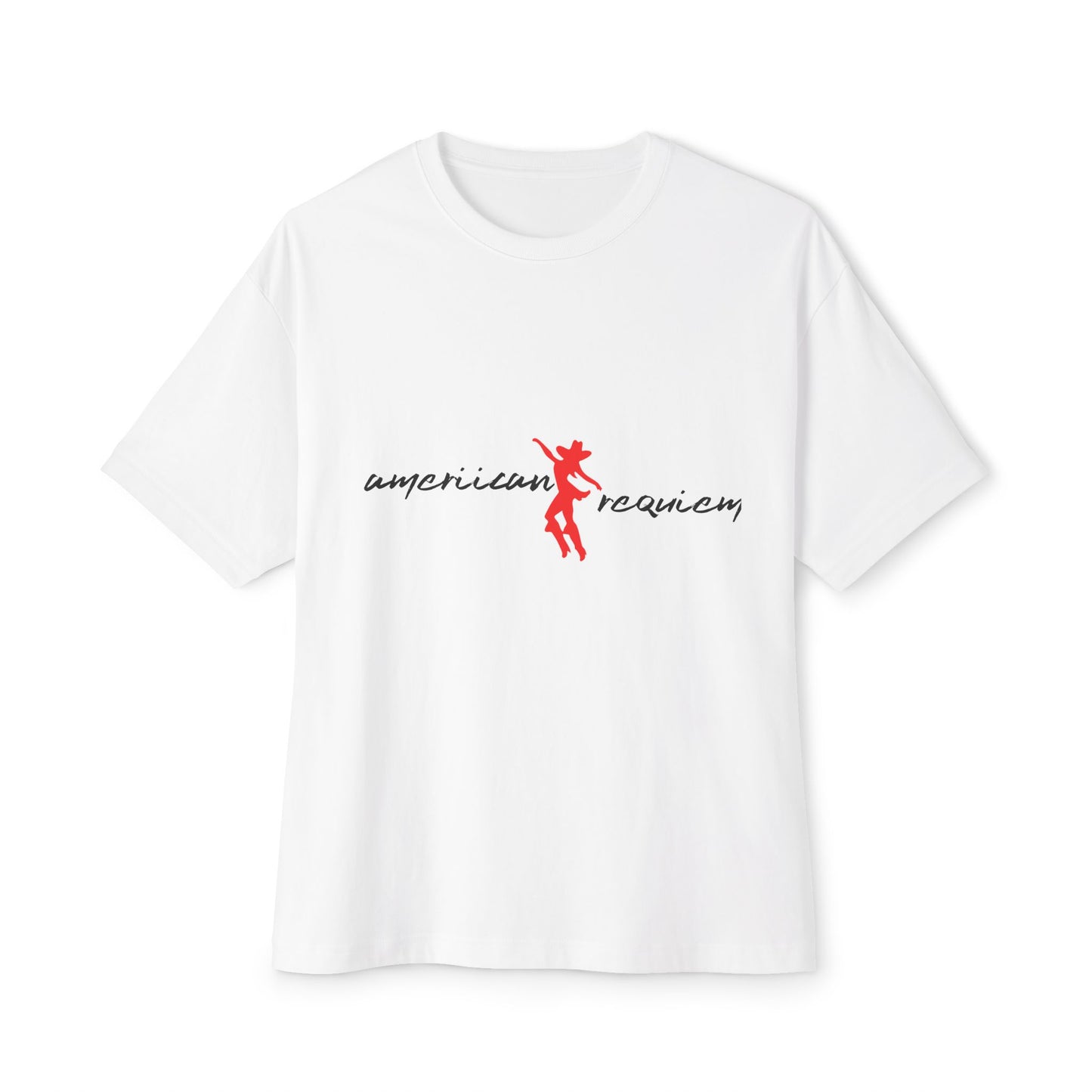 Dancing Cowgirl Unisex Oversized Boxy Tee - snazzymerch