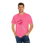 Pink Heart Lollipop Unisex Garment-Dyed T-shirt - snazzymerch