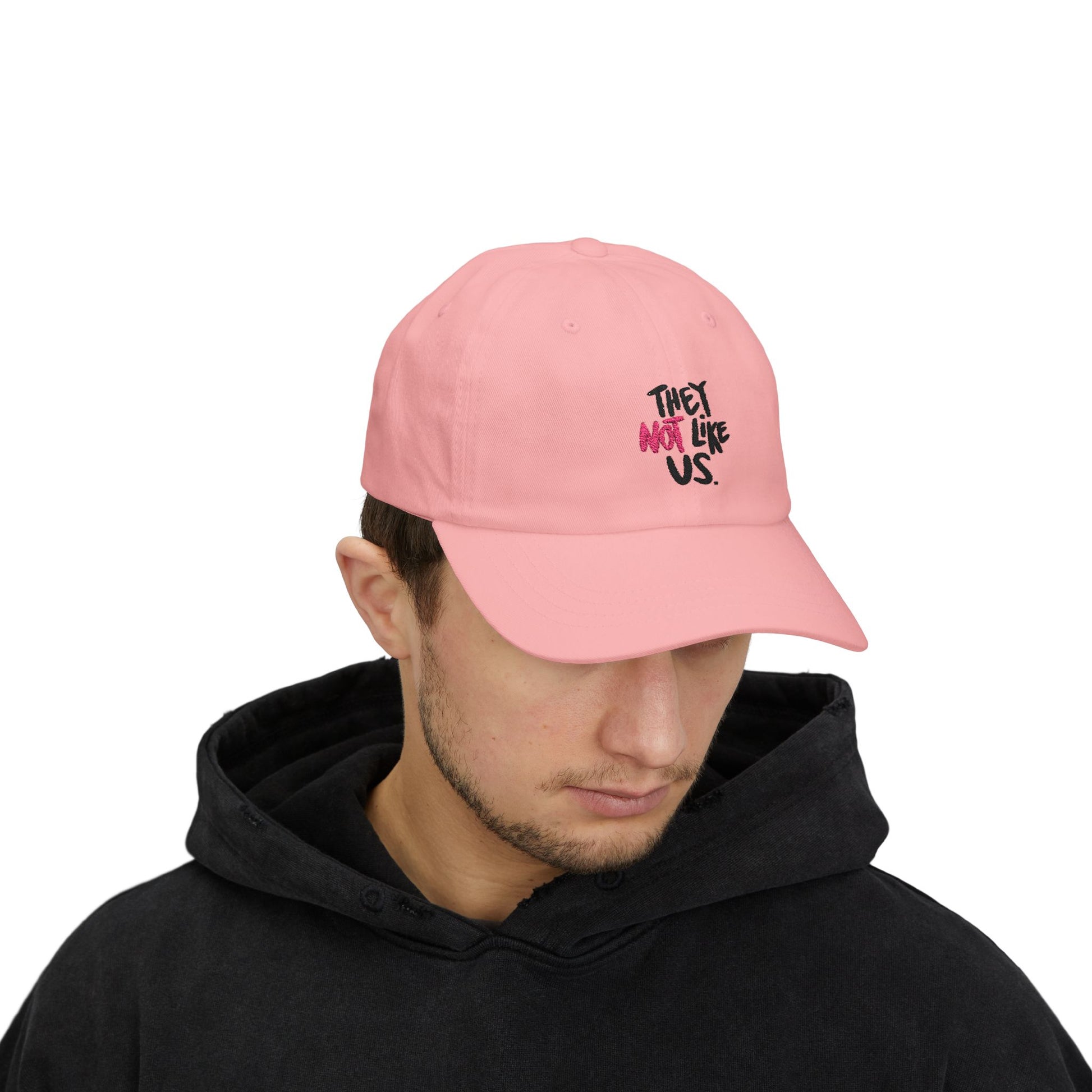 Bold “NOT” Statement Classic Dad cap - snazzymerch
