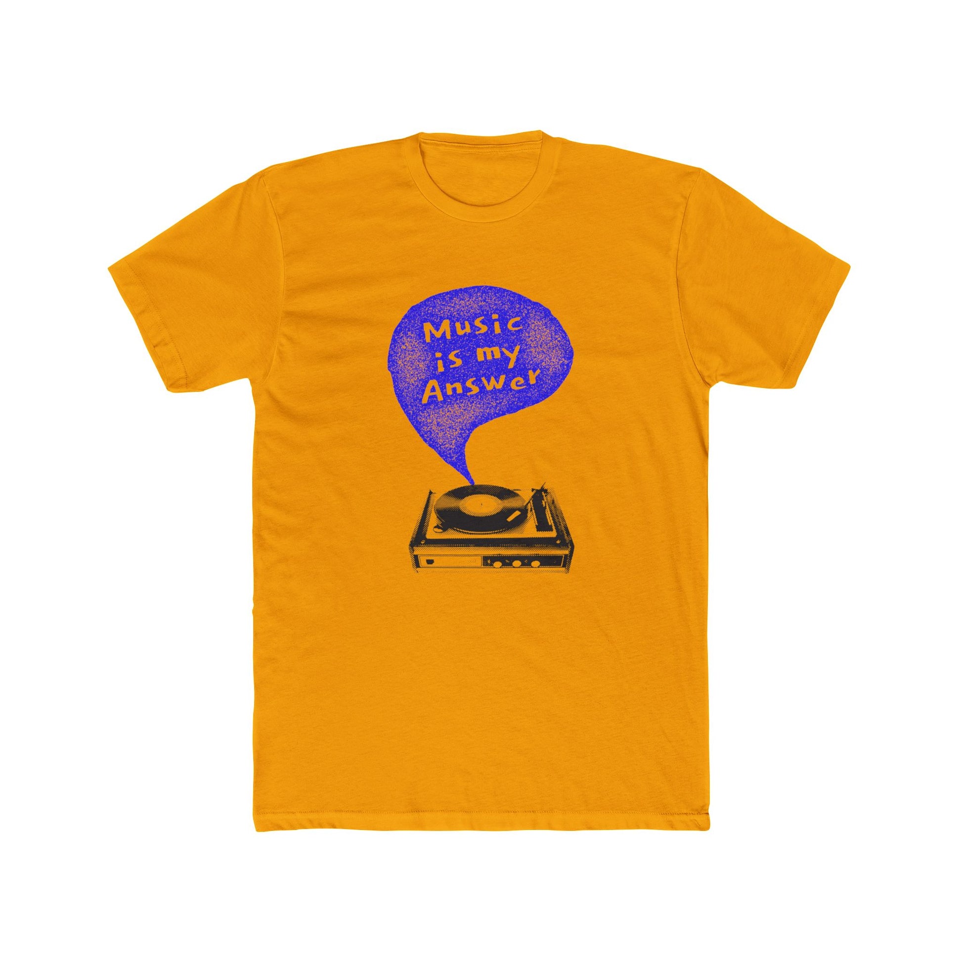 Music Is My Answer Unisex Cotton Tee - snazzymerch