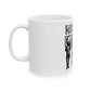 Retro Block Letter Ceramic Mug, (11oz, 15oz) - snazzymerch