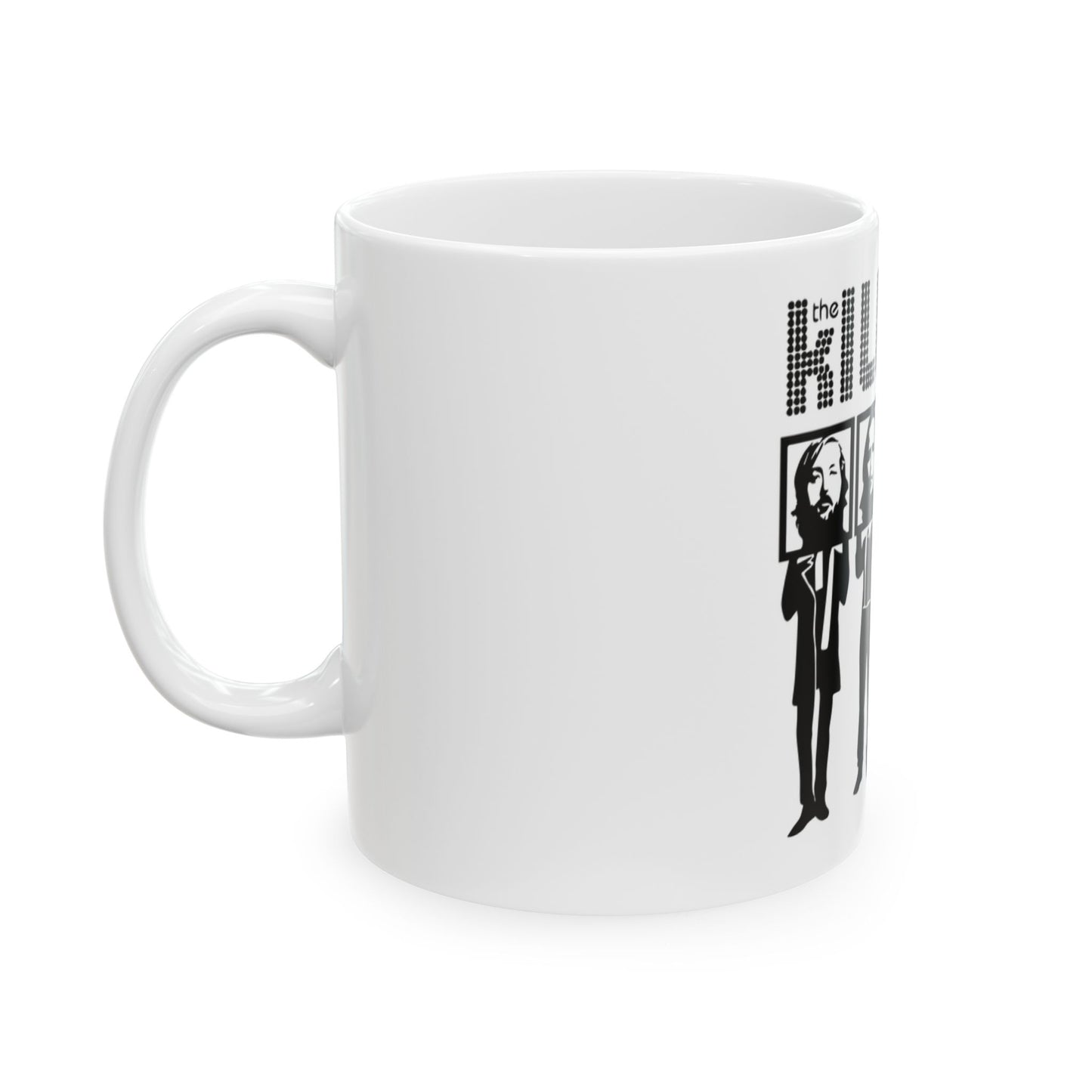 Retro Block Letter Ceramic Mug, (11oz, 15oz) - snazzymerch