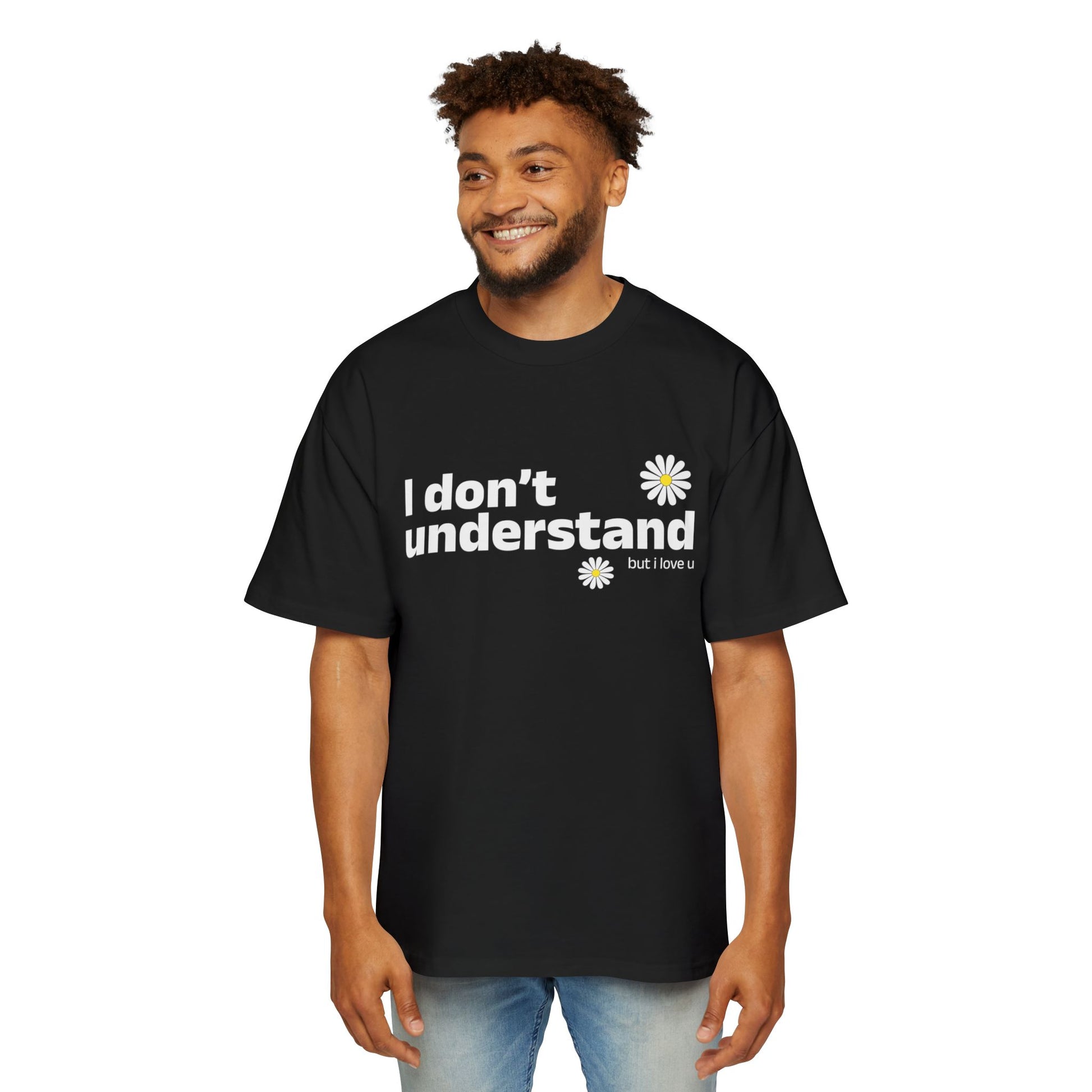 I Don’t Understand Men's Heavy Oversized Tee - snazzymerch