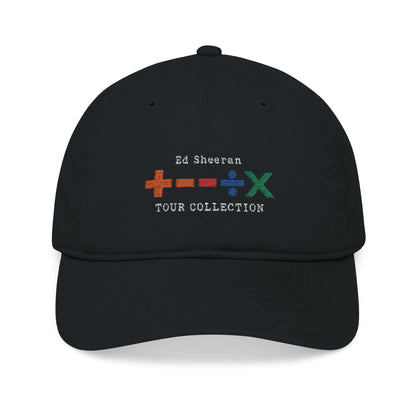 Organic Baseball Cap (Embroidery) – Ed Sheeran Black Edition Printify