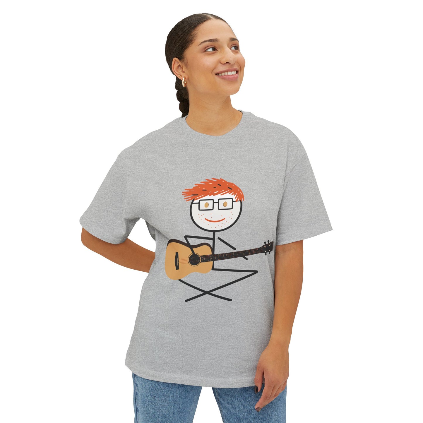 Ed Sheeran Guitar Boxy Tee | Oversized Fit