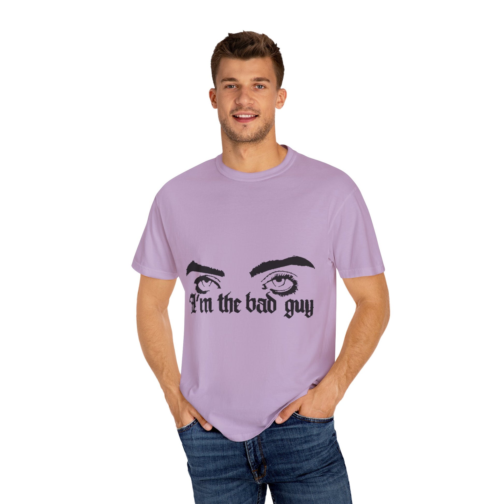 Billie Eilish Inspired Dyed T-shirt – Eyes & Shadows Gothic Edition Printify