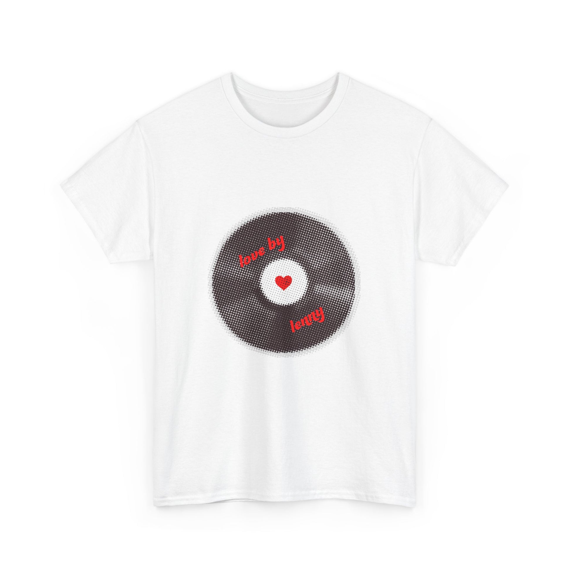 Vinyl Love Spin Unisex Heavy cotton tee Printify