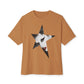 Born This Way Star Face-Unisex Oversized Tee Printify
