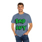 Billie Eilish Inspired Dyed T-shirt – Bold 3D Bad Mood Edition Printify