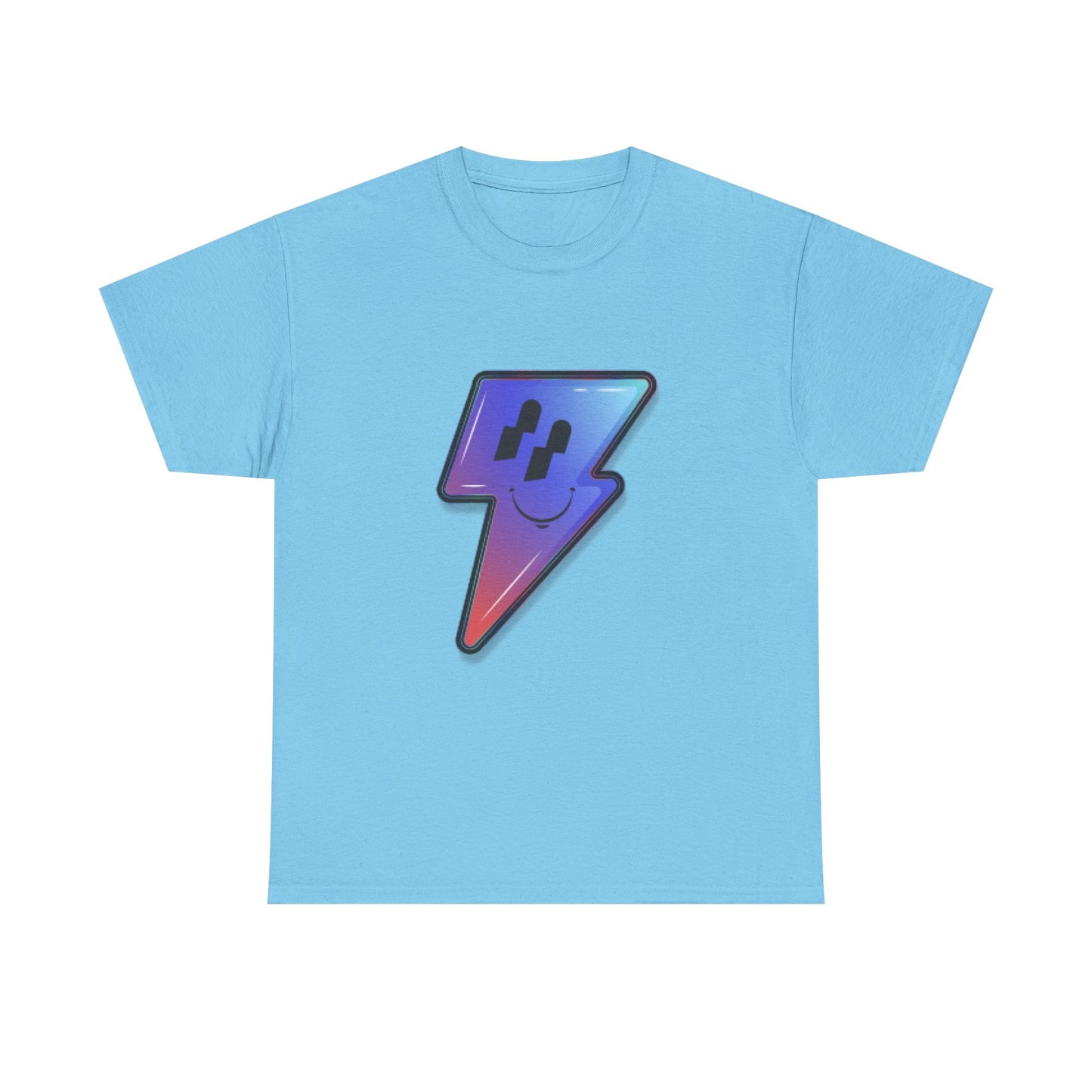 Smiley Charge Pop Unisex Heavy cotton tee Printify